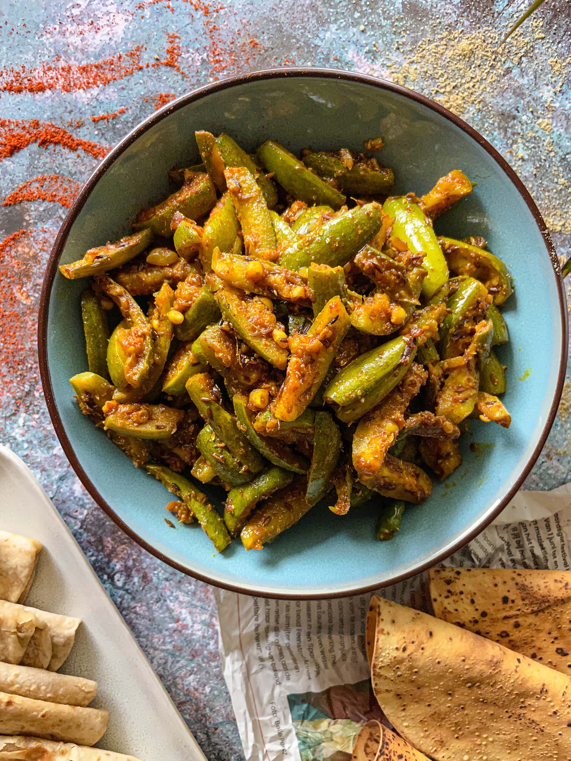 Stir Fry Garlic Parval