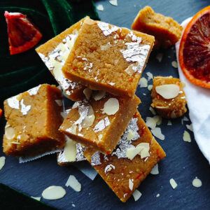 Blood Orange Barfi (Fudge)