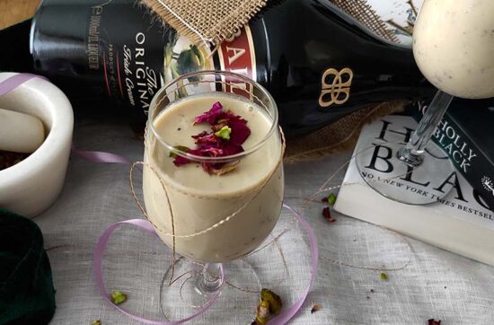 Baileys Thandai (spiced milk with Baileys)