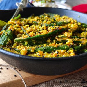 Bengali style Bhendi Bhaja (Crispy Okra fry)