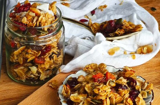 Healthy Cranberry Granola
