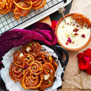 Jalabi (Indian funnel cake)