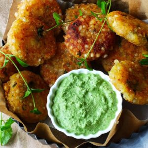 Sabudana Vada (Tapioca Pearl Fritters)