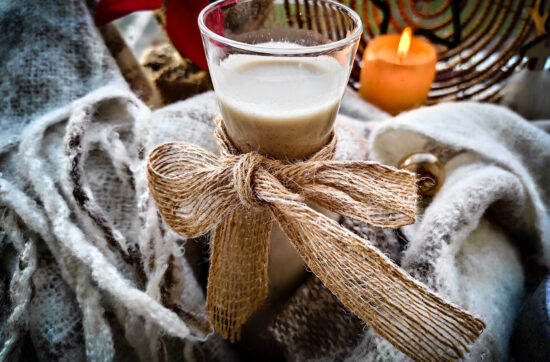 Vegan Boozy Eggnog