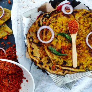 Vada pav parantha