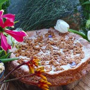 Rustic Stroopwafel Banana Cake