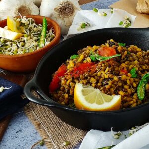 Sprouted Moong Dal Curry