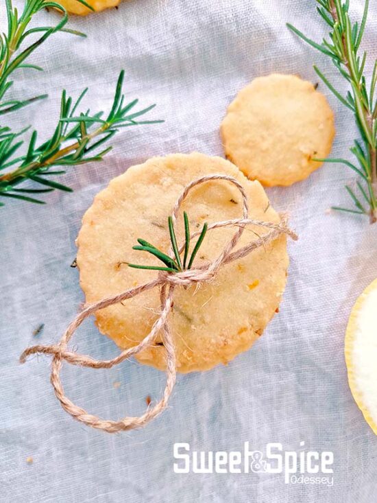 Lemon-Rosemary Cookies
