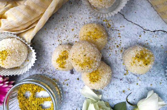 Vegan Coconut Ladoo