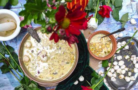 Makhana kheer (Foxnut Pudding)