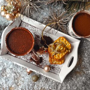 Vegan Spiced Hot Chocolate Milk